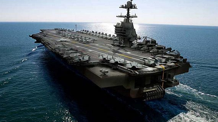 Navy awards $3.4 billion contract to Huntington Ingalls to build Ford-class aircraft carrier
