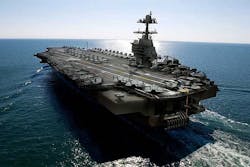 Navy awards $3.4 billion contract to Huntington Ingalls to build Ford-class aircraft carrier Navy awards $3.4 billion contract to Huntington Ingalls to build Ford-class aircraft carrier