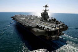 Navy awards $3.4 billion contract to Huntington Ingalls to build Ford-class aircraft carrier