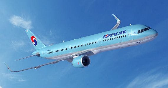 Korean Air orders 100 next-gen single-aisle passenger jets Tuesday from Boeing and Airbus