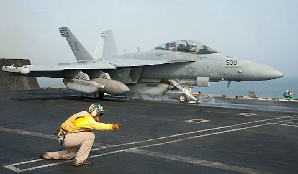 Electronic warfare transmitters from Cobham chosen for radar jammers aboard Navy EA-18G jets