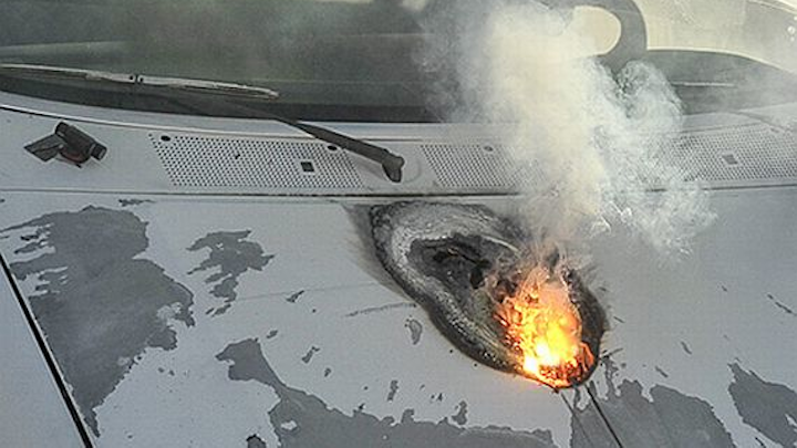 High-energy laser with 30 kilowatts of power shown to kill light truck in seconds from a mile away