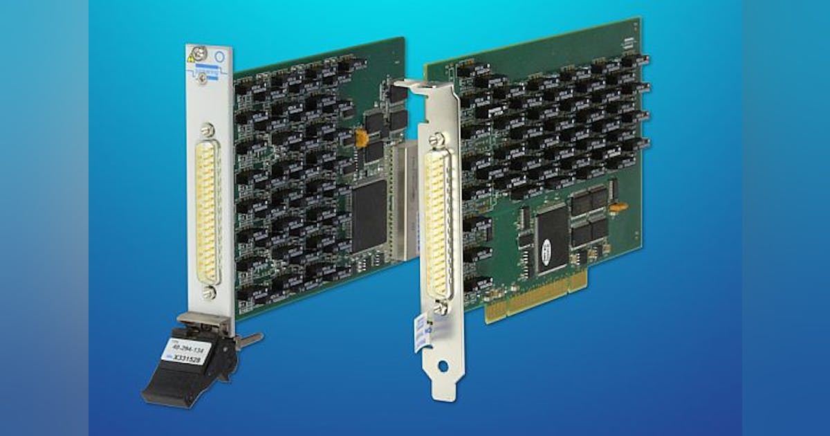 Programmable resistor and relay modules introduced by Pickering for ...
