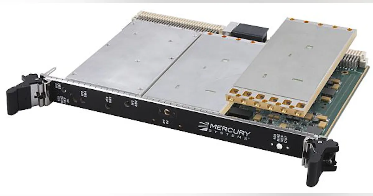 6U VXS RF and microwave module based on OpenRFM open-systems guidelines ...