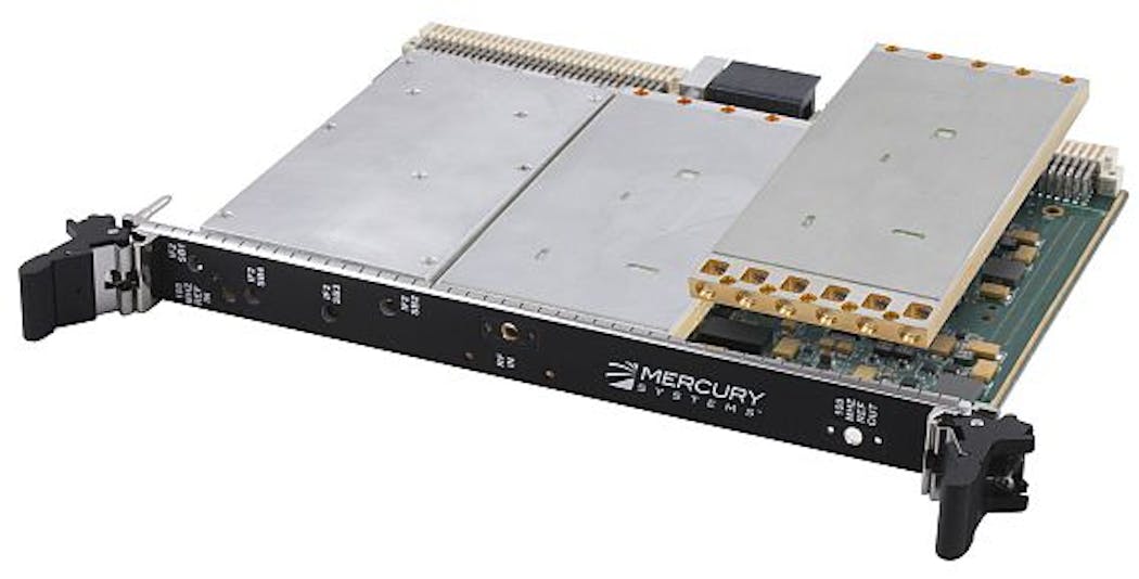 6U VXS RF and microwave module based on OpenRFM open-systems guidelines offered by Mercury