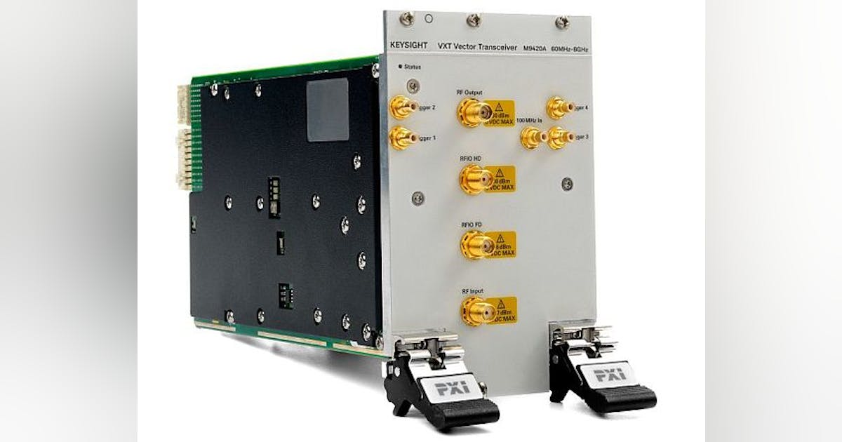 PCI Express vector transceiver for vector signal generation introduced ...