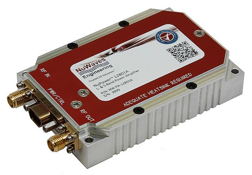Broadband RF and microwave power amplifier for telemetry and EW uses
