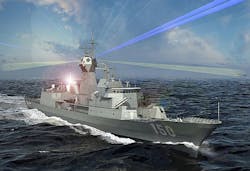 Raytheon developing shipboard antennas to handle radar, communications, and EW simultaneously Raytheon developing shipboard antennas to handle radar, communications, and EW simultaneously