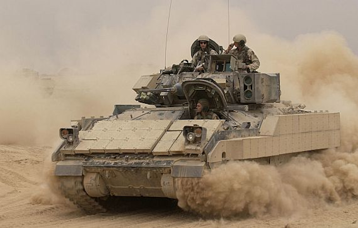 Army asks DRS to upgrade and repair digital power control in Bradley combat vehicle vetronics