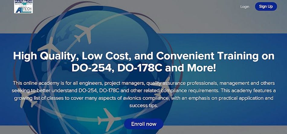 Avionics Certification Academy online on demand training platform