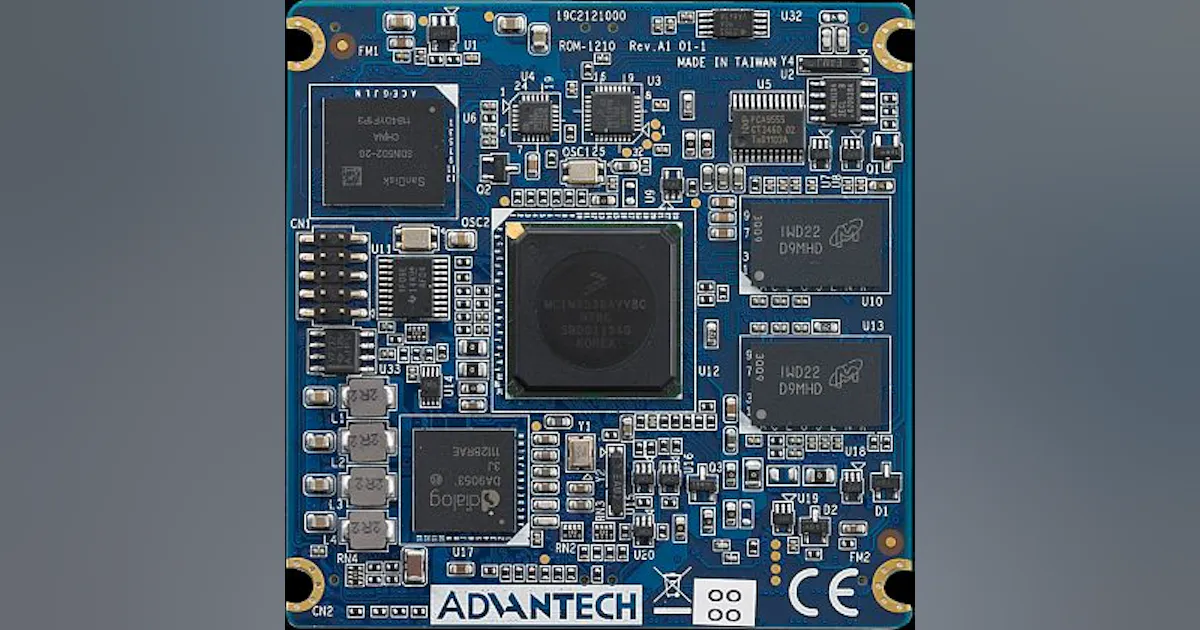 Advantech Computer System RISC-based computer-on-module for cloud and portable computing ...
