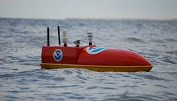 Not just for the Navy: unmanned surface vessels (USVs) in wide use for surveillance at NOAA Not just for the Navy: unmanned surface vessels (USVs) in wide use for surveillance at NOAA