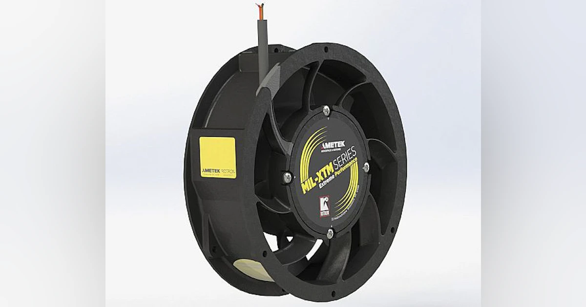 Electronics cooling fan for harsh military and aerospace environments ...