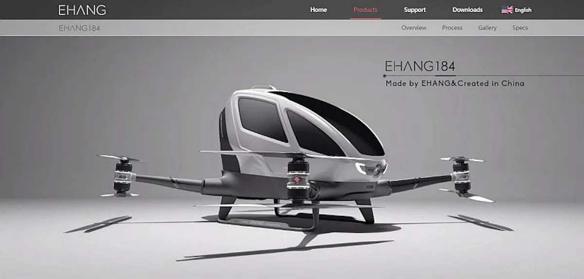 EHang 184 autonomous aerial vehicle | Military Aerospace