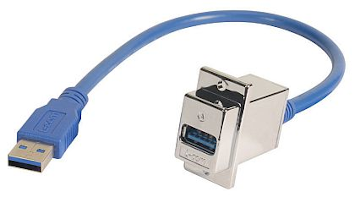 introduces bulkhead superspeed USB 3.0 cable assemblies for hard