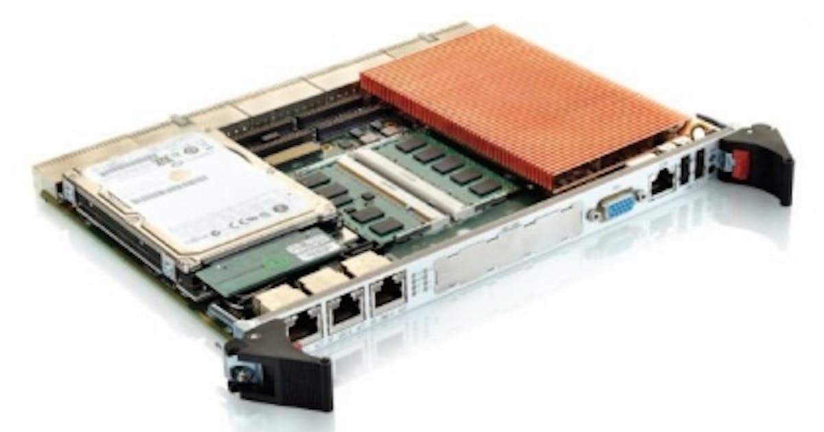 6U CompactPCI single-board computer with 2nd generation Intel Core i5 ...