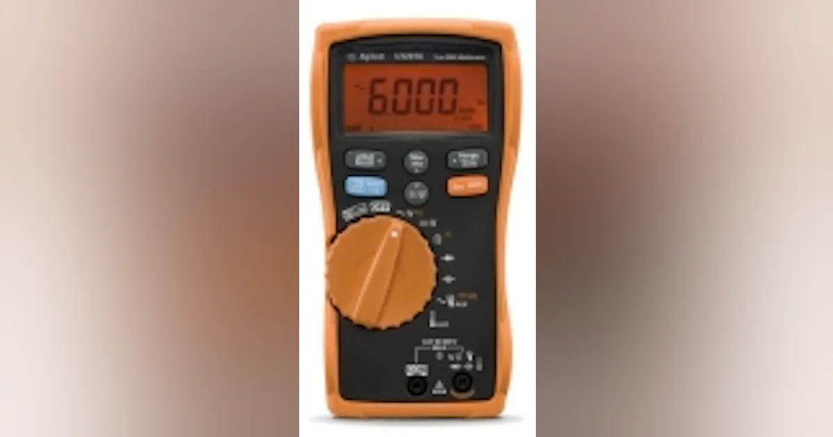 Handheld digital multimeters designed for use in dark, noisy work areas ...