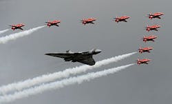 Vulcan And Reds Flypast