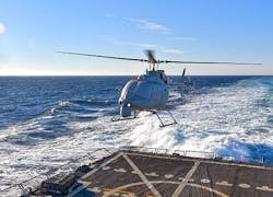 Raytheon continues project to upgrade Fire Scout UAV control system with open-systems software Raytheon continues project to upgrade Fire Scout UAV control system with open-systems software