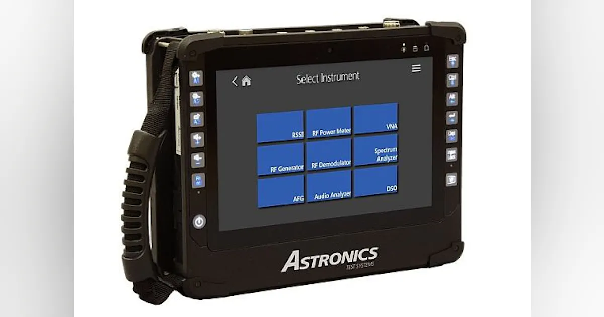 Astronics Avionics Radio test and measurement set for military and avionics applications ...