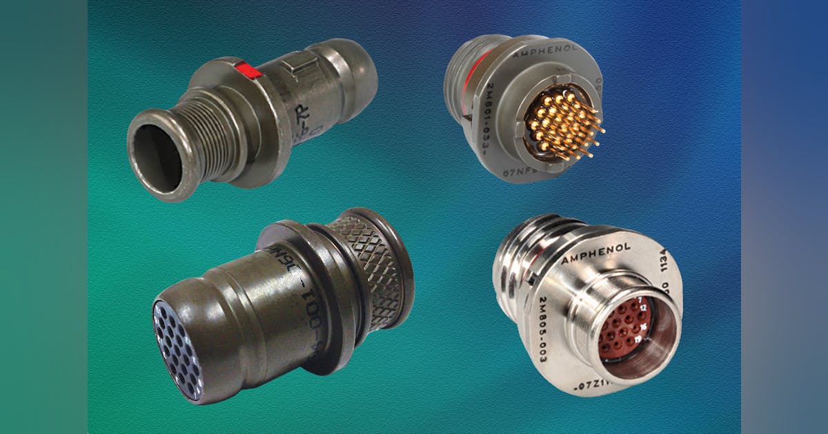 Rugged, highdensity Amphenol connectors offer compatibility with