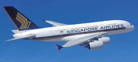 Singapore Airlines signs order for five Airbus A380 jumbo jets and 20 A350 900s medium size long range jetliners Military Aerospace