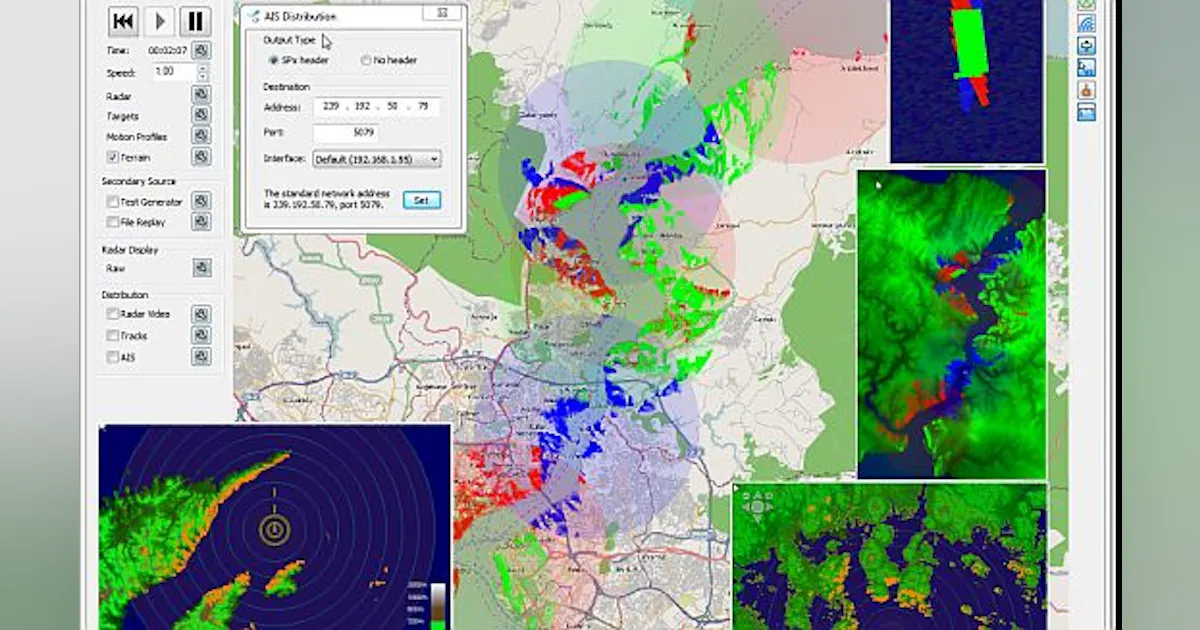 Simulator software tool for radar display test and validation before ...