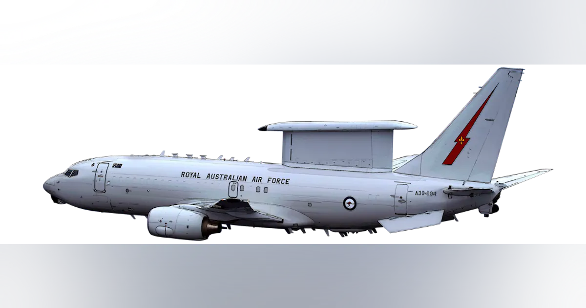 Boeing E-7A Wedgetail Airborne Early Warning & Control (AEW&C) aircraft ...