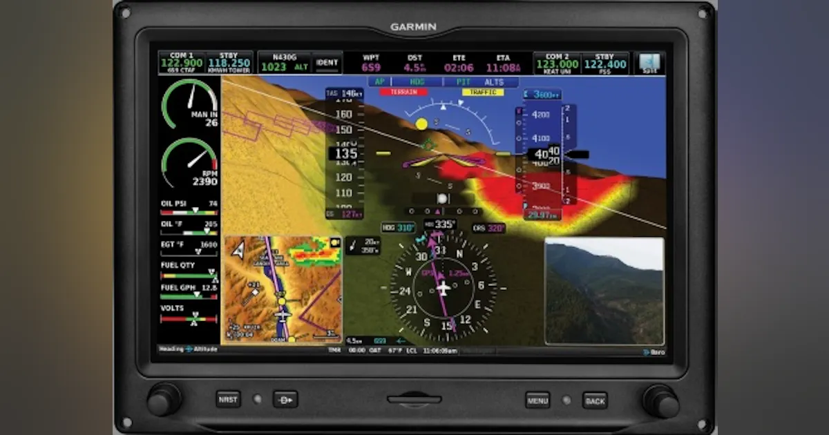Garmin Team X introduces G3X Touch large flight display system ...