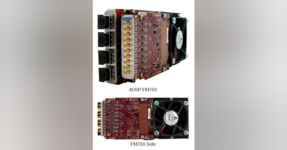 4DSP delivers data acquisition, signal processing, and storage solution