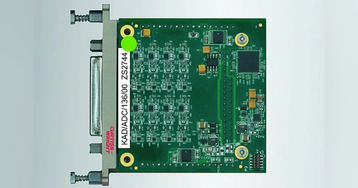 COTS analog module for flight test applications introduced by Curtiss ...