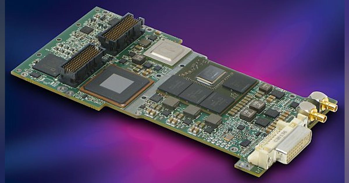 Rugged XMC video and graphics module for civil and military avionics ...