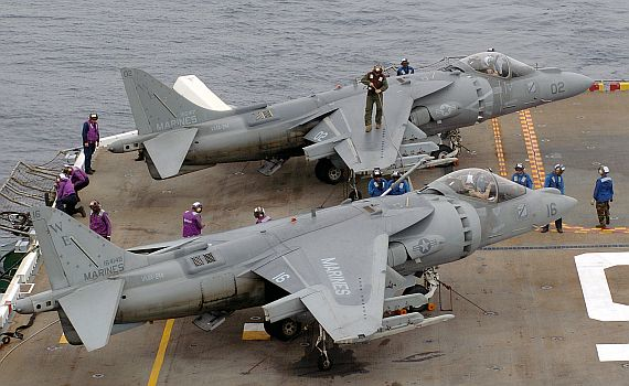 do the marines still use the harrier