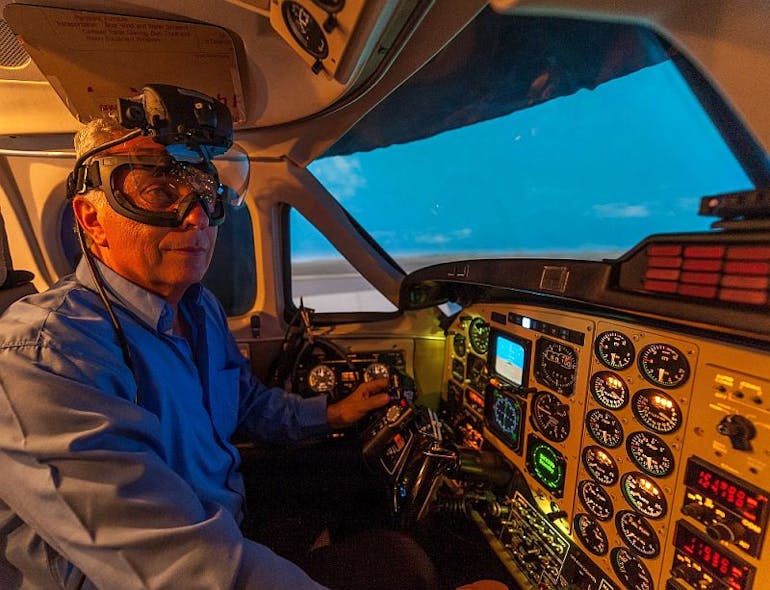 Elbit Skylens Wearable Head Up Display Provides Head Up Information Directly To The Pilot S Eyes