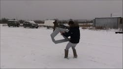 Micro Takes Off At Snow Micro Takes Off At Snow