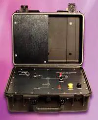 Portable satellite loop test translator combines test translator and ...