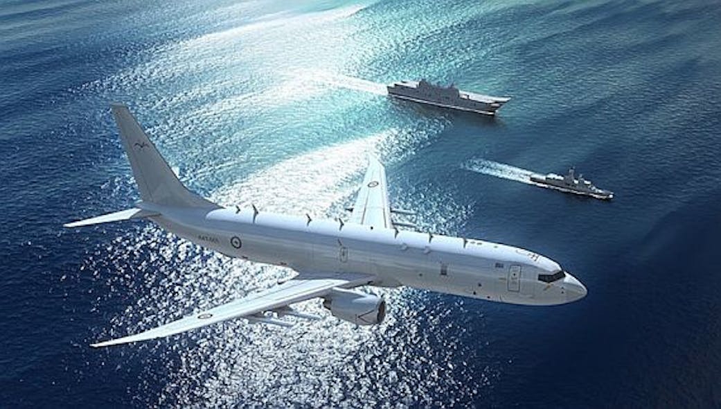 Boeing prepares to build first four P-8A maritime patrol jets for U.K. Royal Air Force