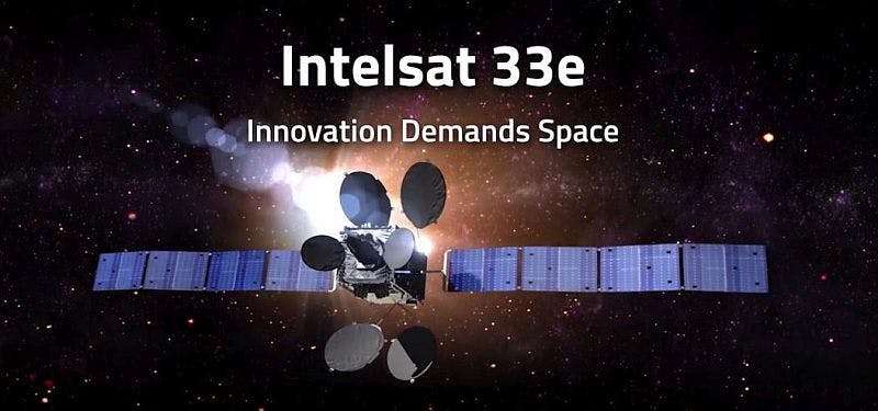 Intelsat 33e Space