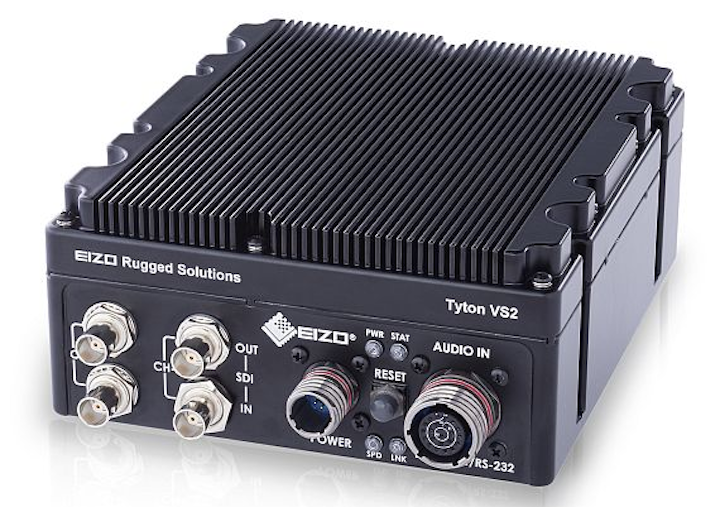 Rugged Video Encoder For Video Transmission In Harsh Field Environments Introduced By Eizo Military Aerospace Electronics