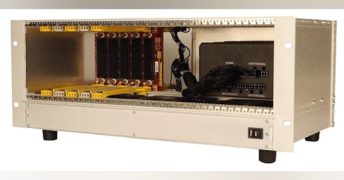 4U OpenVPX chassis for developing 3U VPX and OpenVPX embedded computing ...