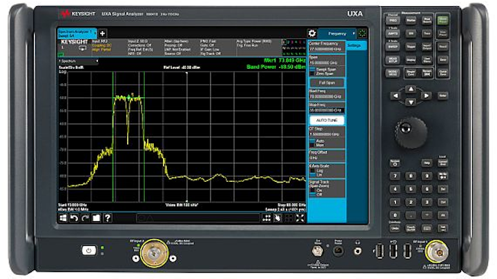 Signal analyzer for test and measurement at millimeter-wave frequencies offered by Keysight