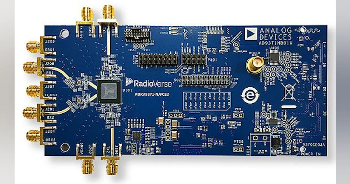 Analog Devices wins platinum award for AD9371 RF transceiver for ...
