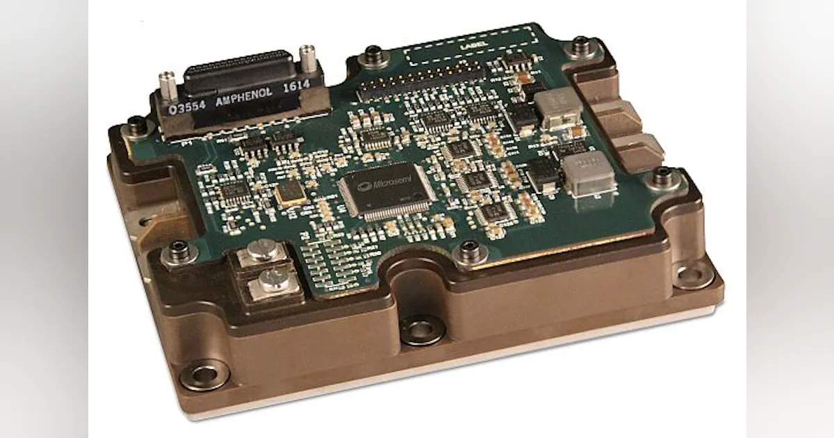 FPGA processor and power drive module for commercial aviation ...