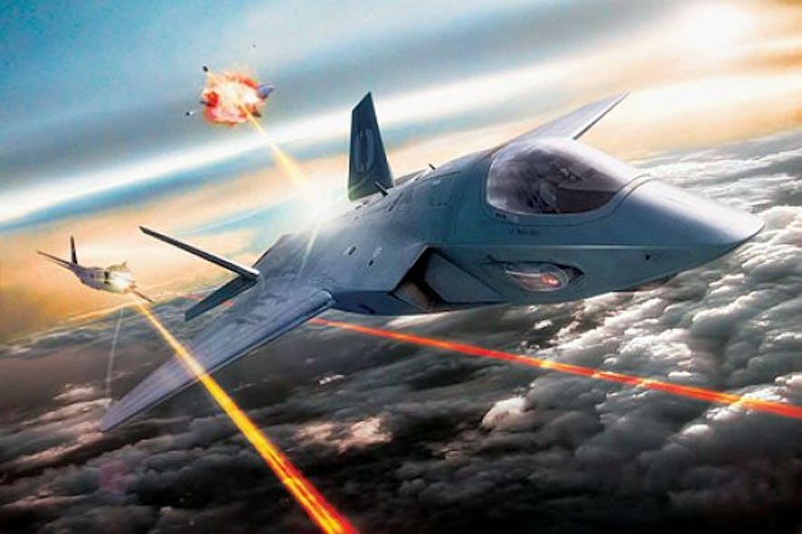 DARPA researchers want small fiber laser diode for laser weapons in future combat aircraft