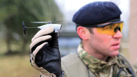 smallest military drone with camera