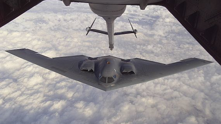 Rockwell Collins builds very low frequency (VLF) military communications for B-2 stealth bomber