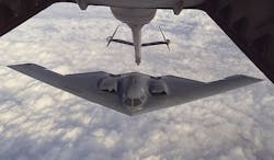 Rockwell Collins builds very low frequency (VLF) military communications for B-2 stealth bomber