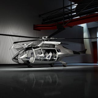 Bell Helicopter Garage Open Doors Rgb