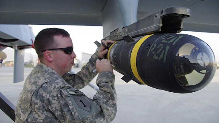 Lockheed Martin to build more AGM-114R laser-guided Hellfire missiles in $424.3 million order