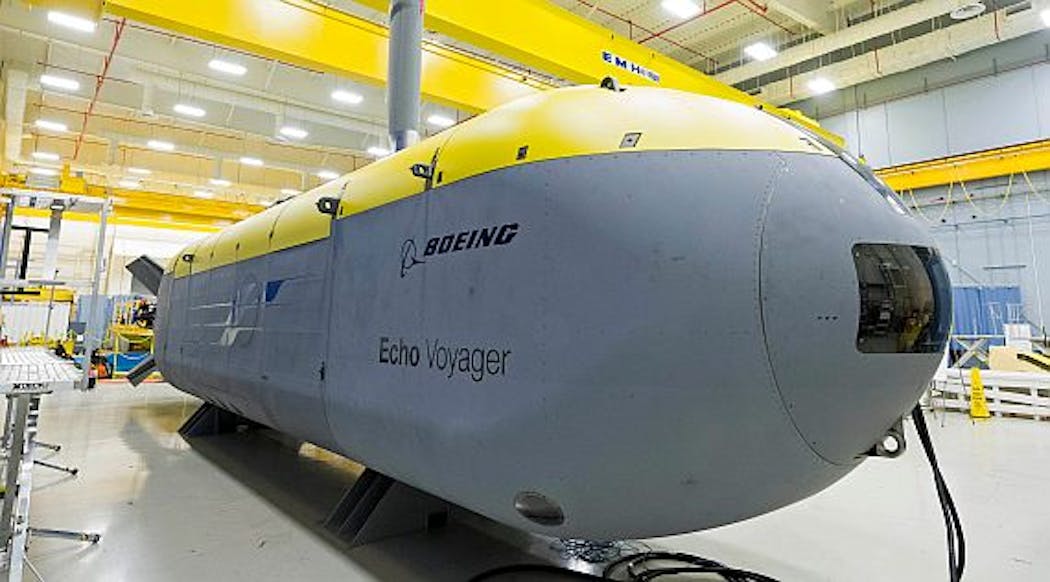 Boeing moves forward in unmanned submersible mothership project to deploy unmanned surveillance